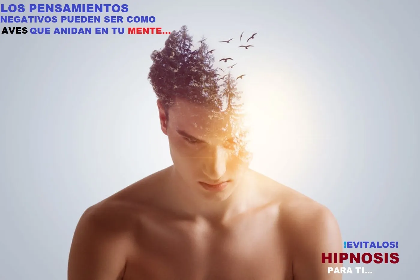 Evita pensamientos negativos con hipnosis